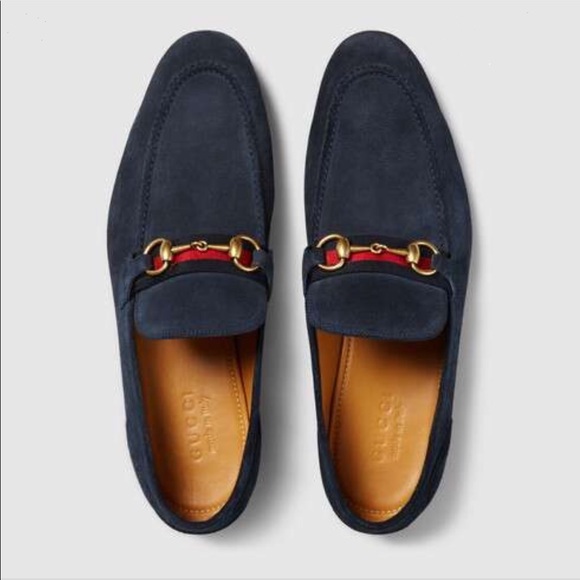 Gucci Other - BNIB Men’s Authentic GUCCI Navy Suede Loafers